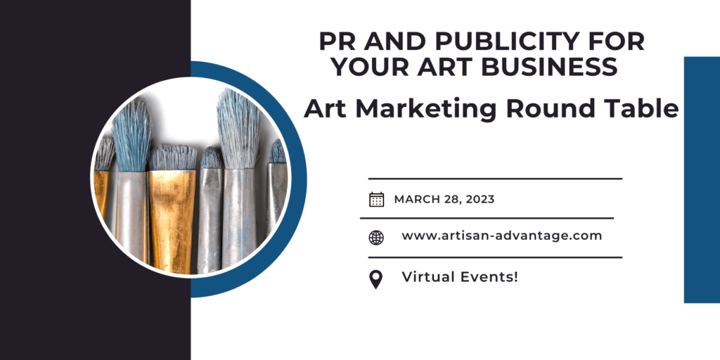 art marketing round table on pr and publicity for an art business 