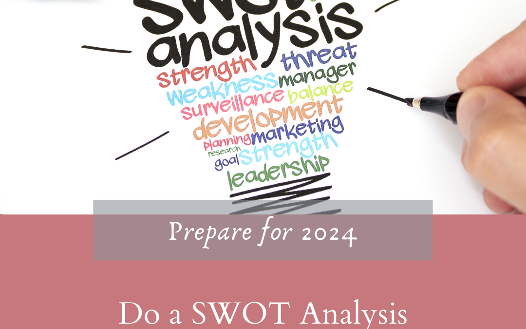 Preparing Your Art Business for 2024:  Do a SWOT Analysis